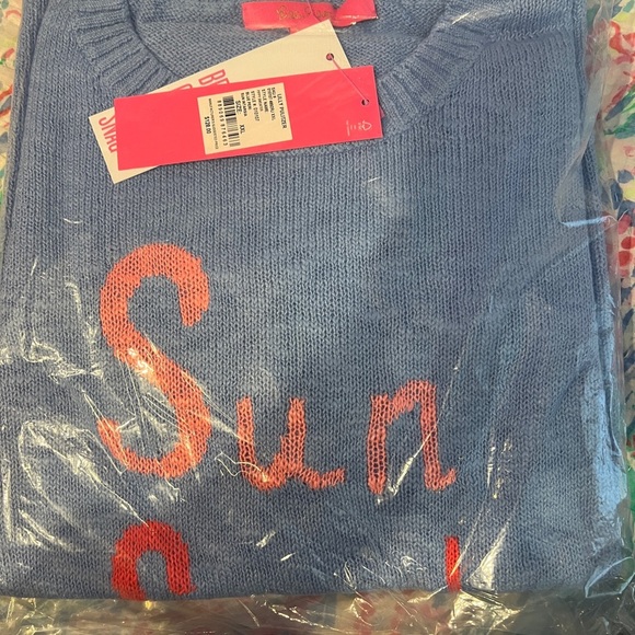 Lilly Pulitzer Pippy Sun Sand Sea Sweater NWT - Picture 3 of 4
